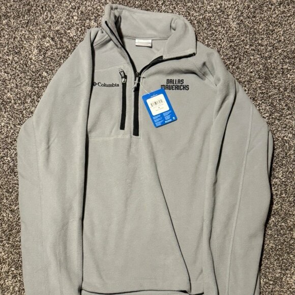 Columbia Other - NWT Columbia Dallas Mavericks Fleece Flanker 1/4 Zip Jacket Sz Men's M